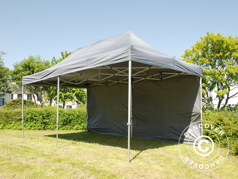 Namiot Ekspresowy FleXtents PRO 3x6m Szary, mq 6 ściany boczne