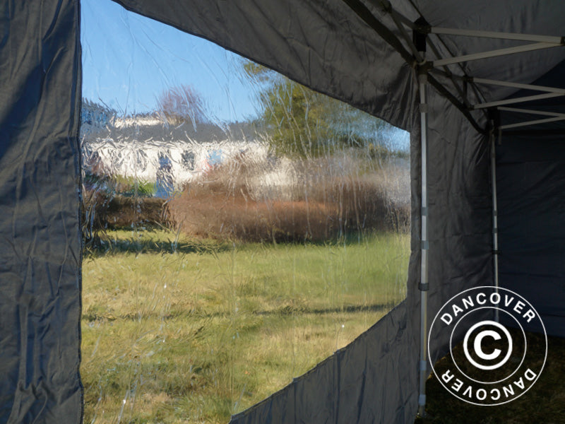 Namiot Ekspresowy FleXtents PRO 3x6m Szary, mq 6 ściany boczne