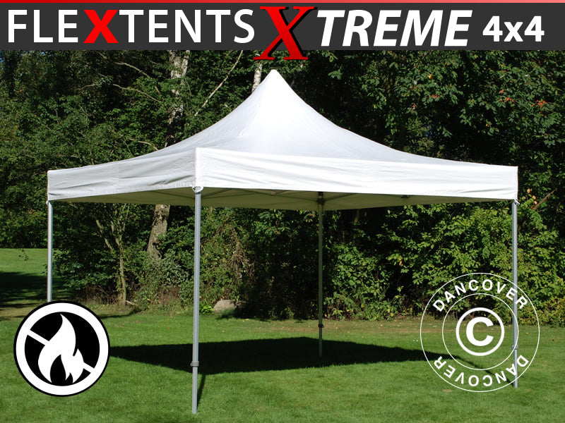Namiot Ekspresowy FleXtents Xtreme 50 Heavy Duty 4x4m, Biały