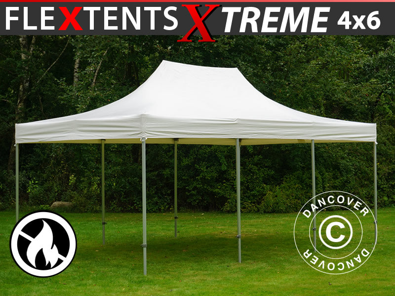 Namiot Ekspresowy FleXtents Xtreme 50 Heavy Duty 4x6m, Biały