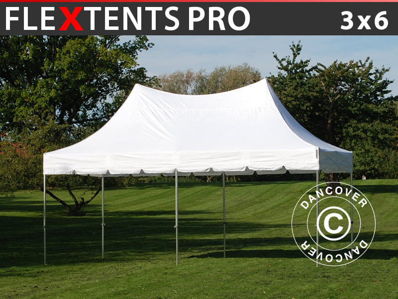 Namiot ekspresowy FleXtents PRO Peak Pagoda 3x6m Biały