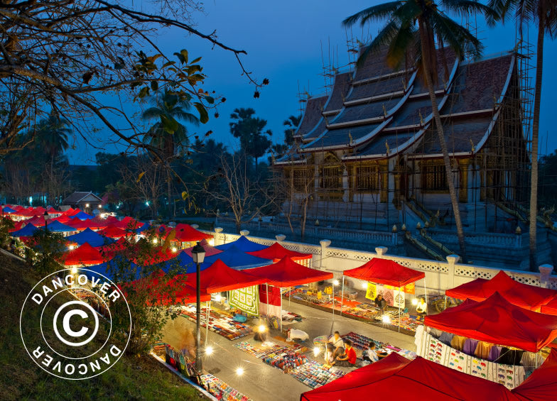 Namiot ekspresowy FleXtents Xtreme 60 3x3m Niebieski, mq 4 ściany boczne