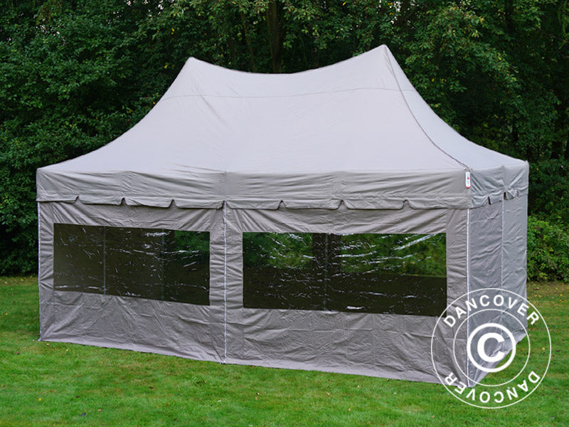 Namiot ekspresowy FleXtents PRO Peak Pagoda 3x6m Latte, mq 6 ściany boczne