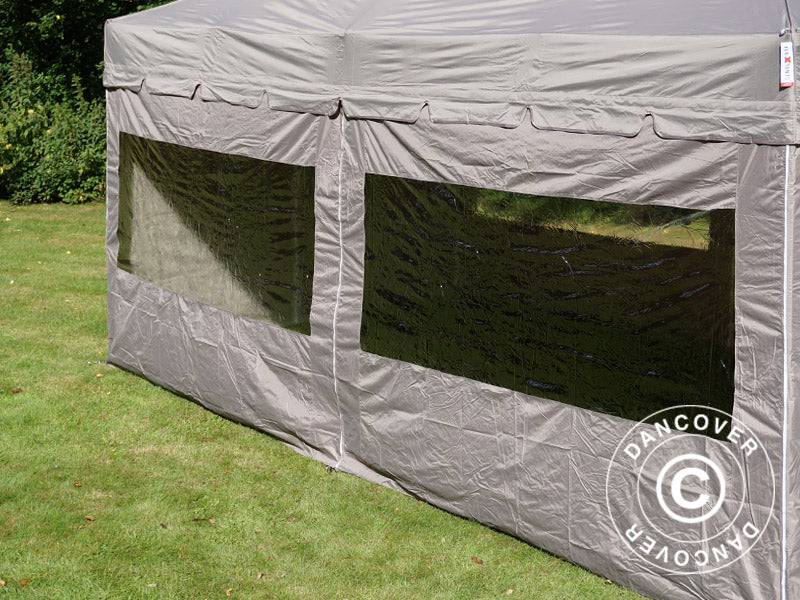 Namiot ekspresowy FleXtents PRO Peak Pagoda 3x6m Latte, mq 6 ściany boczne