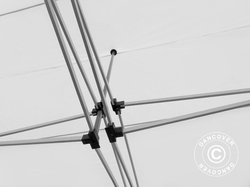 Namiot Ekspresowy FleXtents PRO 4x12m Biały, mq ściany boczne