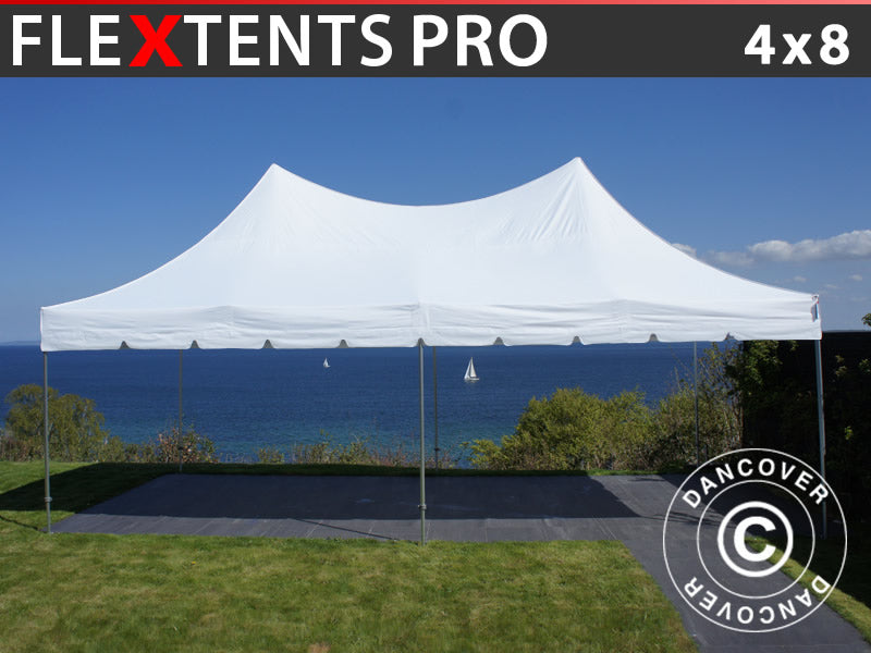 Namiot ekspresowy FleXtents PRO Peak Pagoda 4x8m Biały
