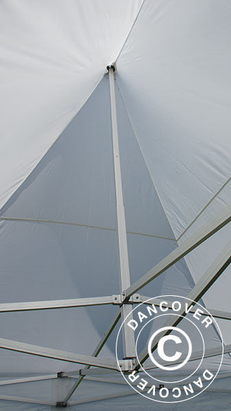 Namiot ekspresowy FleXtents PRO Peak Pagoda 4x8m Biały, mq 6 ściany boczne