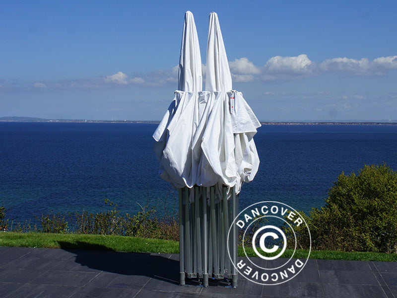 Namiot ekspresowy FleXtents PRO Peak Pagoda 4x8m Biały, mq 6 ściany boczne