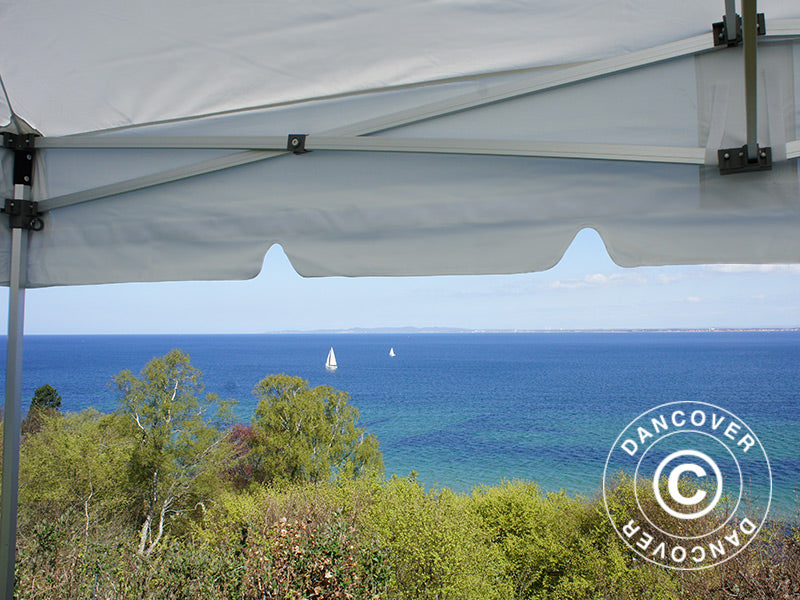 Namiot ekspresowy FleXtents PRO Peak Pagoda 4x8m Biały, mq 6 ściany boczne