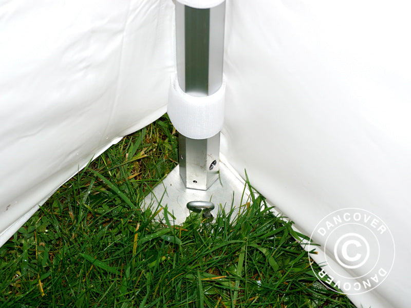 Namiot FleXtents® Xtreme Exhibition 50 ze ścianami bocznymi, 3x3m, biały, trudnopalny