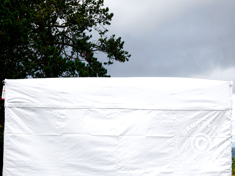 Namiot FleXtents® Xtreme Exhibition 50 ze ścianami bocznymi, 3x3m, biały, trudnopalny