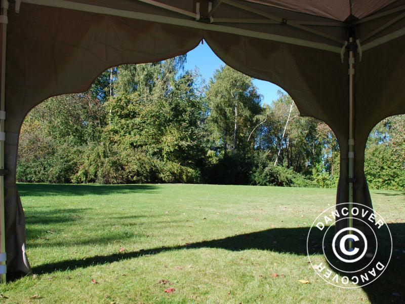 Namiot Ekspresowy FleXtents PRO "Raj" 3x3m Latte/Pomaranczowy