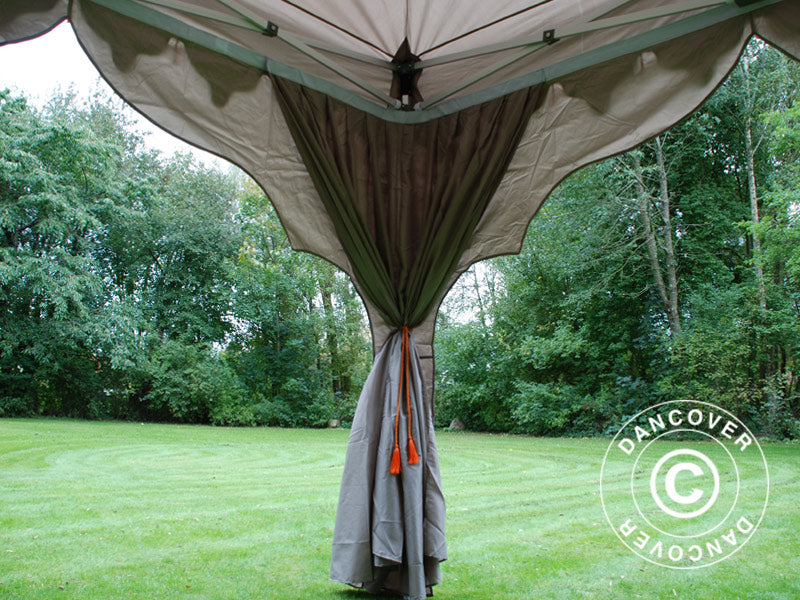 Namiot Ekspresowy FleXtents PRO "Raj" 3x6m Latte/Pomaranczowy