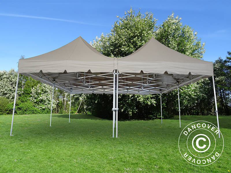 Namiot ekspresowy FleXtents PRO Peak Pagoda 6x6m, Latte