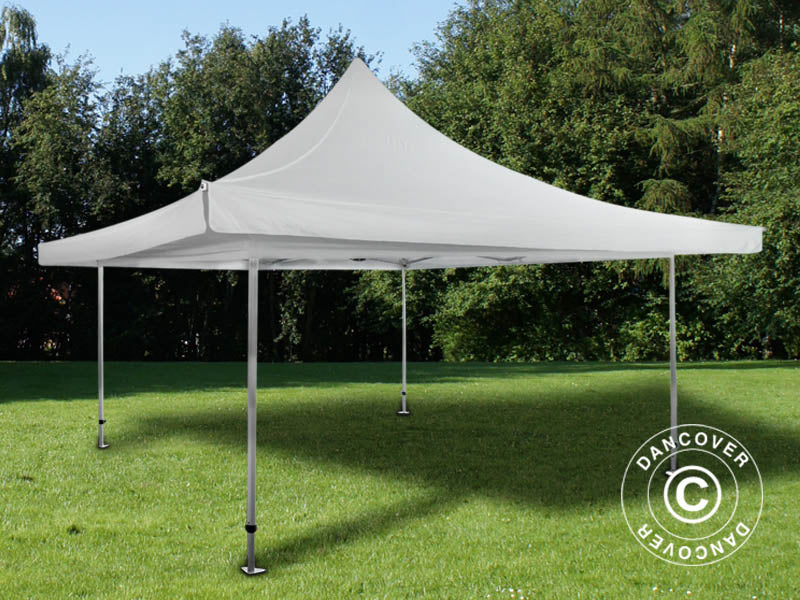 Namiot ekspresowy FleXtents Pagoda Xtreme 50 4x4m / (5x5m) Biały, mq 6 ściany boczne