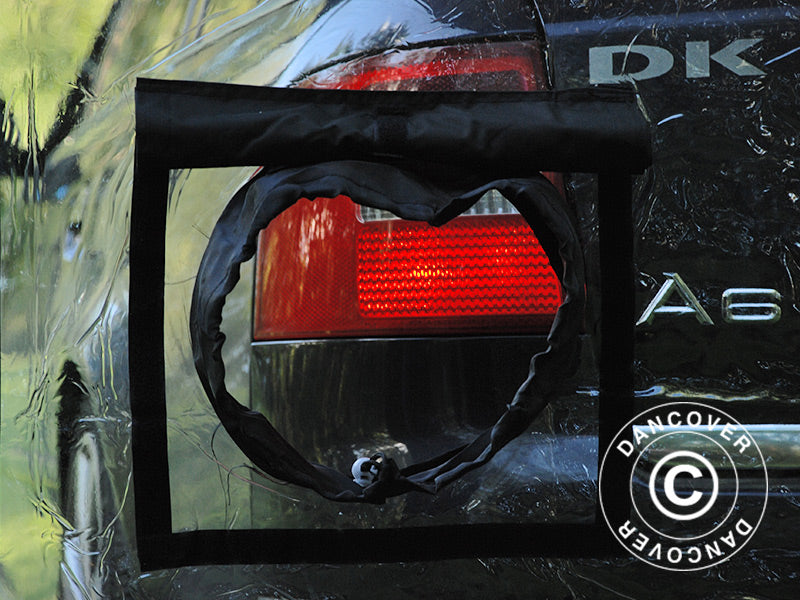 Składany garaż FleX Carcover, 2,5x5m, Czarny