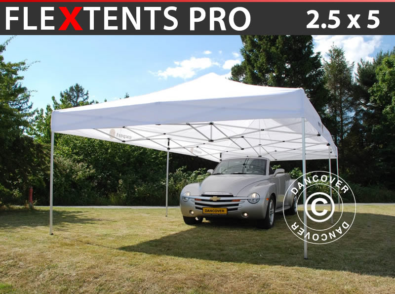 Namiot Ekspresowy FleXtents PRO 2,5x5m Biały