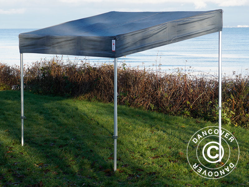 Namiot ekspresowy FleXtents PRO Trapezo 2x3m Szary, mq 4 ściany boczne