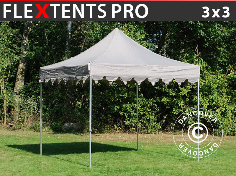 Namiot Ekspresowy FleXtents PRO "Morocco" 3x3m Latte
