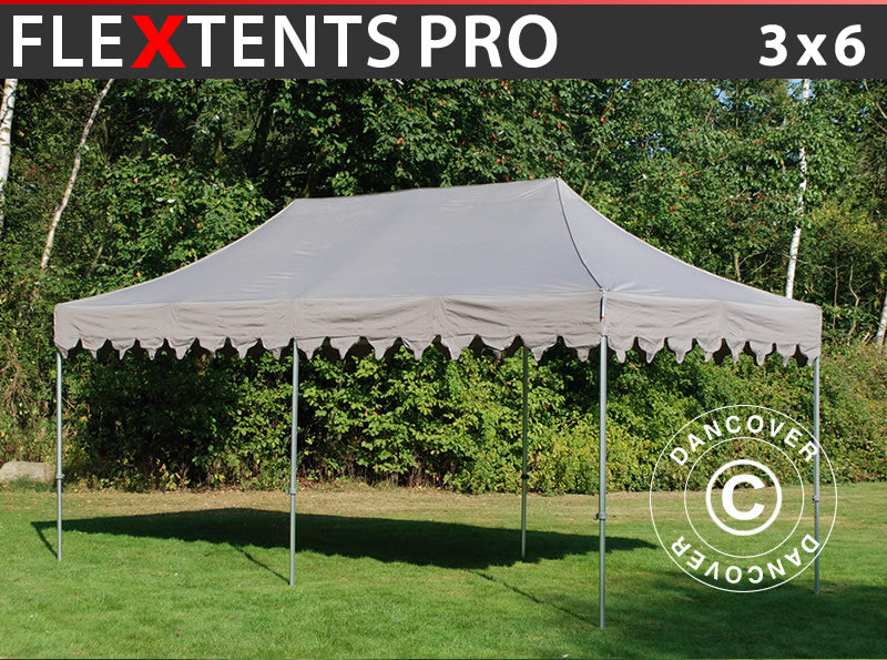 Namiot Ekspresowy FleXtents PRO "Morocco" 3x6m Latte
