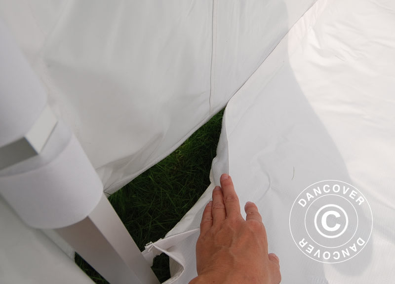 Namiot ekspresowy FleXtents PRO Trapezo 3x3m Biały, mq 4 ściany boczne