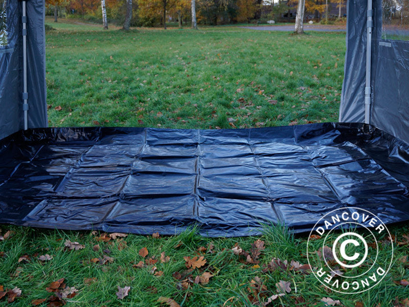 Namiot ekspresowy FleXtents PRO Trapezo 3x3m Szary, mq 4 ściany boczne