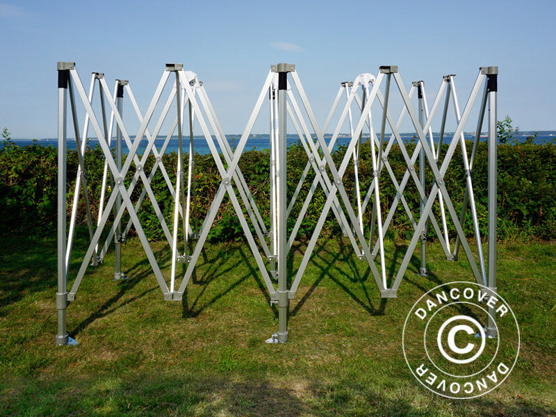 Namiot ekspresowy FleXtents PRO Trapezo 3x6m Szary, mq 4 ściany boczne