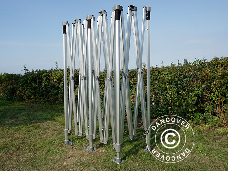 Namiot ekspresowy FleXtents PRO Trapezo 3x6m Szary, mq 4 ściany boczne