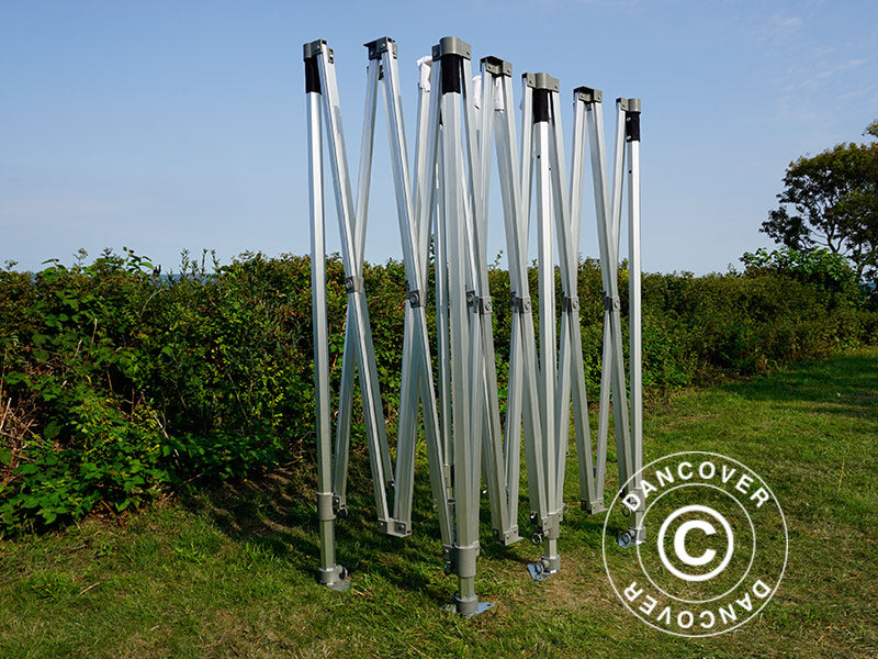 Namiot ekspresowy FleXtents PRO Trapezo 3x6m Szary, mq 4 ściany boczne