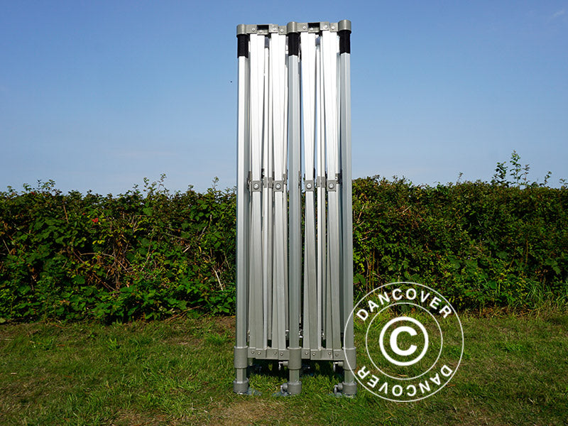 Namiot ekspresowy FleXtents PRO Trapezo 3x6m Szary, mq 4 ściany boczne