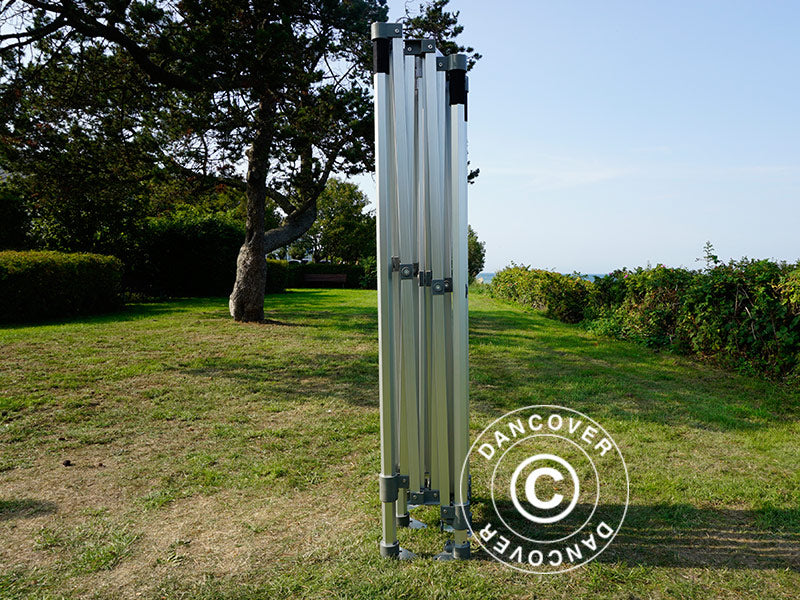 Namiot ekspresowy FleXtents PRO Trapezo 3x6m Szary, mq 4 ściany boczne