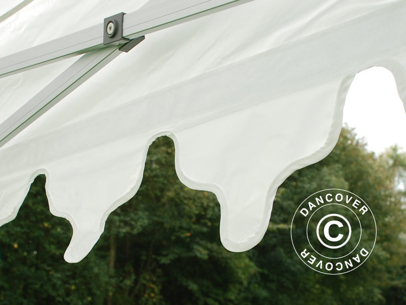 Namiot Ekspresowy FleXtents PRO Steel "Morocco" 3x6m Biały, mq 6 ściany boczne