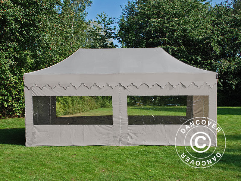 Namiot Ekspresowy FleXtents PRO Steel "Morocco" 3x6m Latte, mq 6 ściany boczne