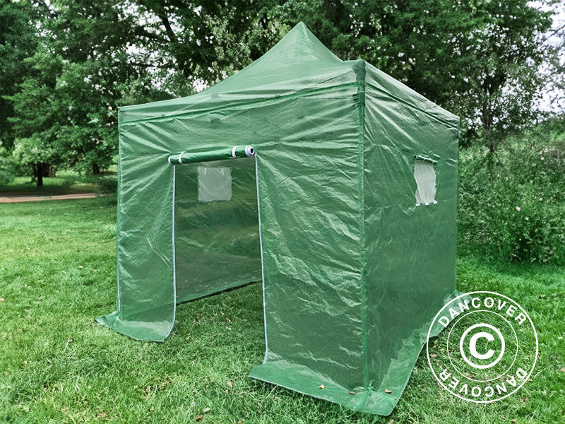 Szklarnia FleX 3x3m, PE, Przezroczysta/Zielona