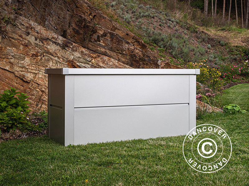 Metal Garden Box M 692L 0,85x1,65x0,69m Silver