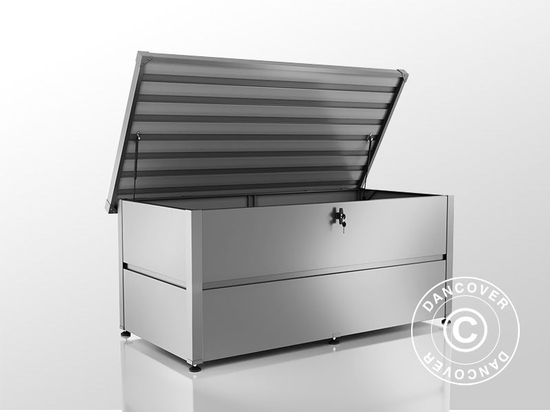 Metal Garden Box M 692L 0,85x1,65x0,69m Silver