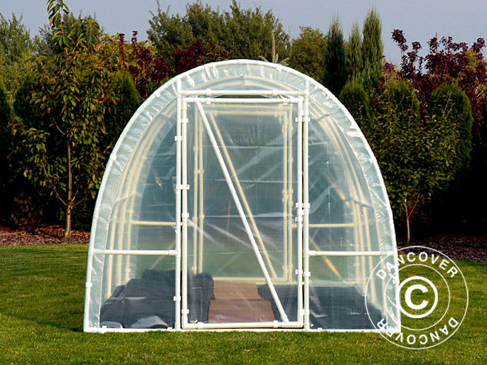 Tunel foliowy 130, 2,2x4x1,9m, 8,8m², Prezezroysty