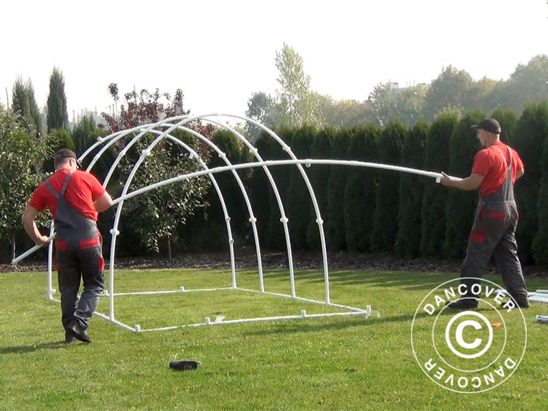 Tunel foliowy 130, 2,2x3x1,9m, 6,6m², Prezezroysty