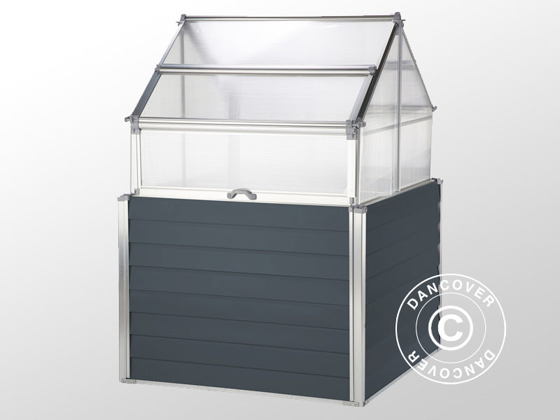 Mini szklarnia 1,2x1,2x1,69m, 1,44m², Antracyt