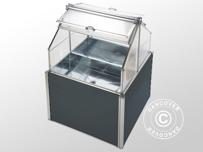 Mini szklarnia 1,2x1,2x1,69m, 1,44m², Antracyt