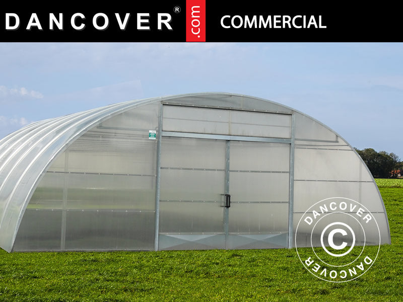 Profesjonalny tunel foliowy, 10x15x3,7m, przezroczysty