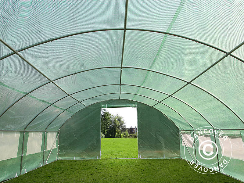 Tunel foliowy 4x6,6x2m, 26,4m², Zielony
