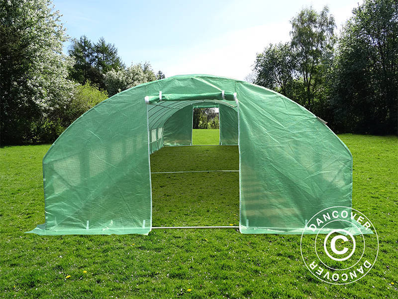 Tunel foliowy 4x10,6x2m, 42,4m², Zielony