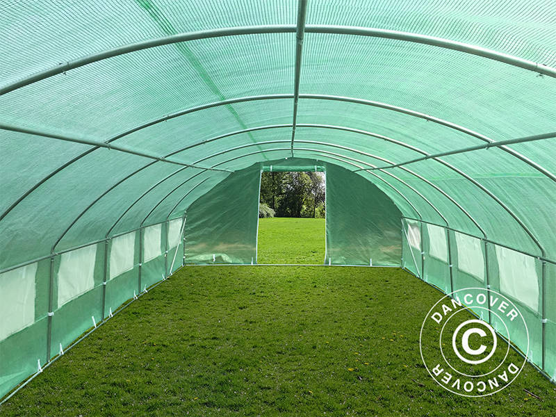 Tunel foliowy 4x10,6x2m, 42,4m², Zielony