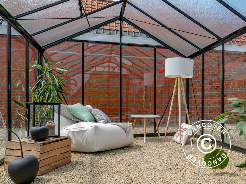 Greenhouse FLORA 2,32x2,98x2,35m Black