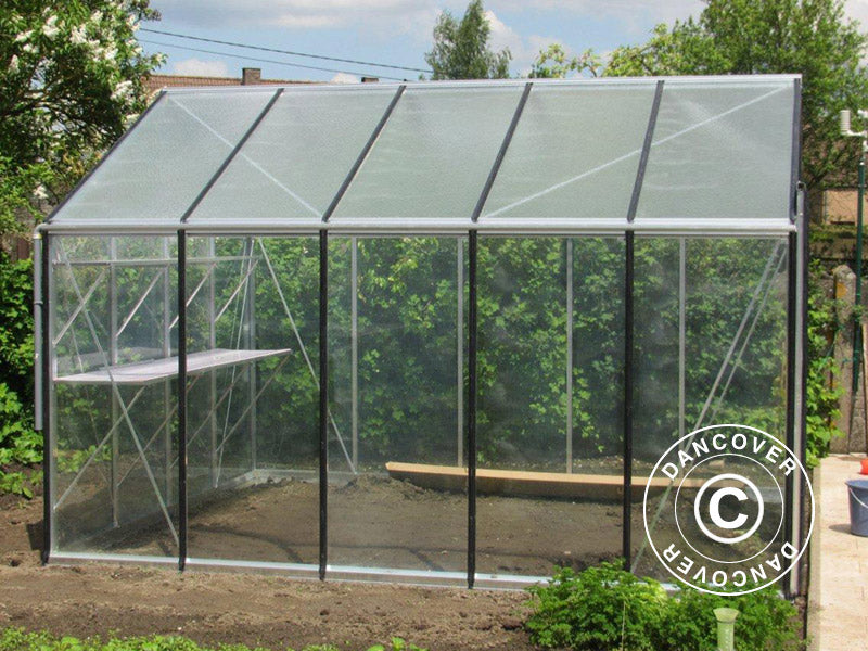 Greenhouse FLORA 3,06x3,71x2,59m Alu