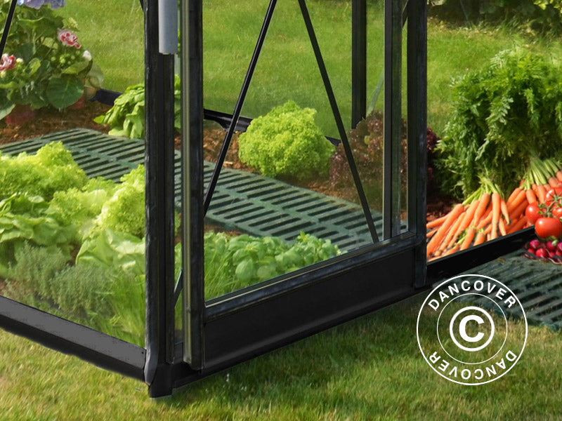 Greenhouse PICCOLO 1,59x3,71x2,21m Black