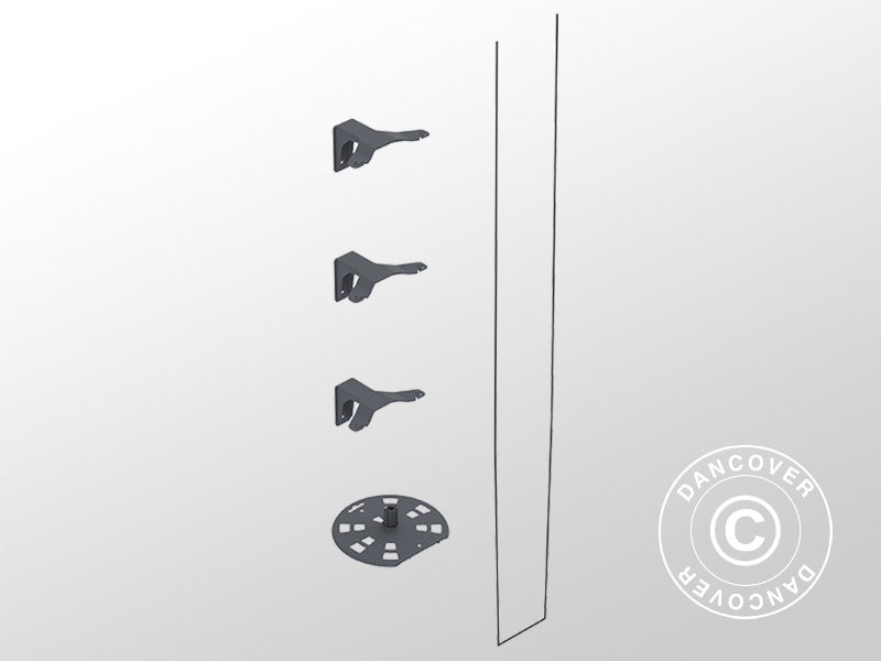 Podpora, CUCUMBER BUDDY, Antracyt/Czarny