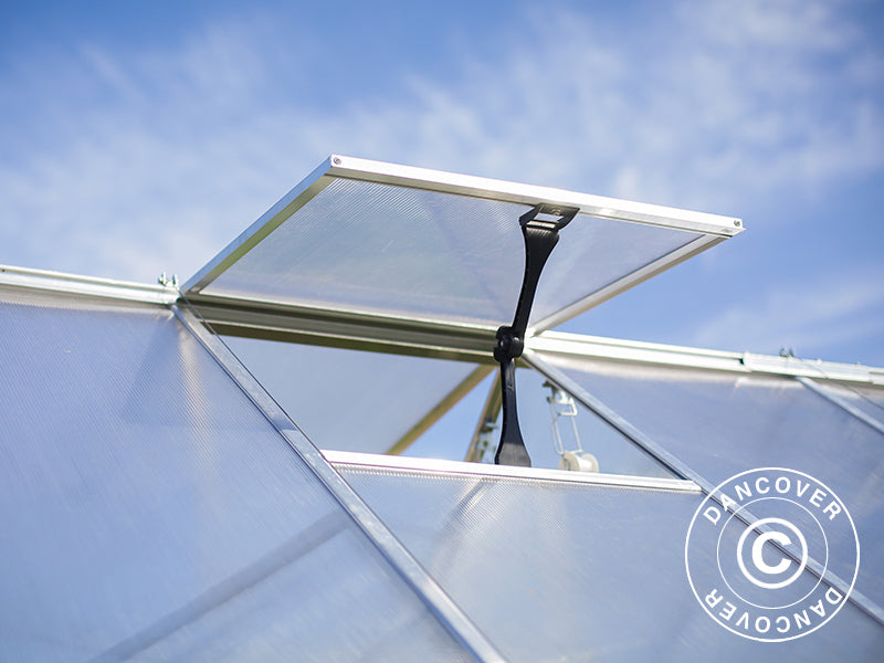 Szklarnia z poliwęglanu Balance 11,1m², Palram/Canopia, 3,04x3,66x2,57m, Srebrna