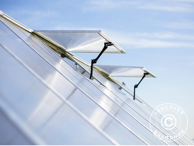 Szklarnia z poliwęglanu Balance 11,1m², Palram/Canopia, 3,04x3,66x2,57m, Srebrna